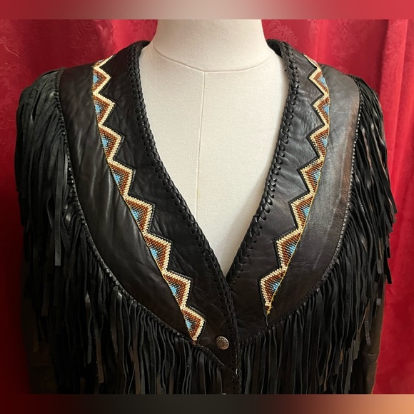 Leather Biker Jacket - Picture 4 of 6